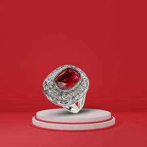 Crimson Majesty Ruby Ring